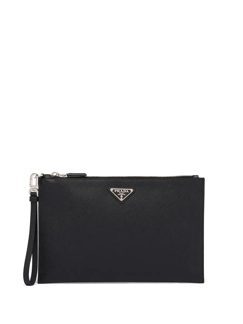Prada Logo Clutch Black