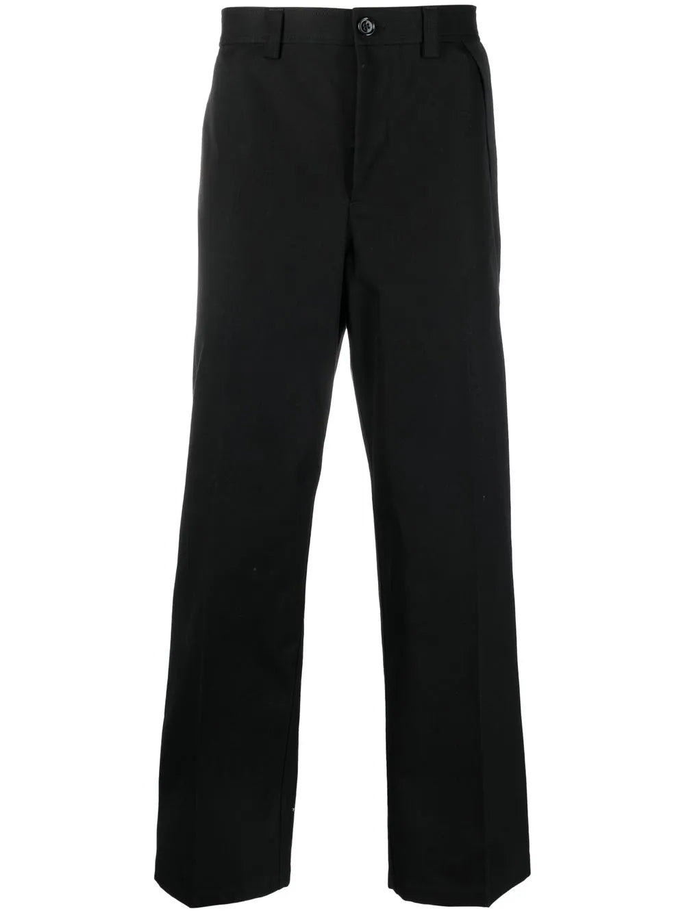 Burberry Mid-rise Cotton Trousers Black