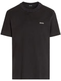 Zegna Logo-print Cotton T-shirt Black