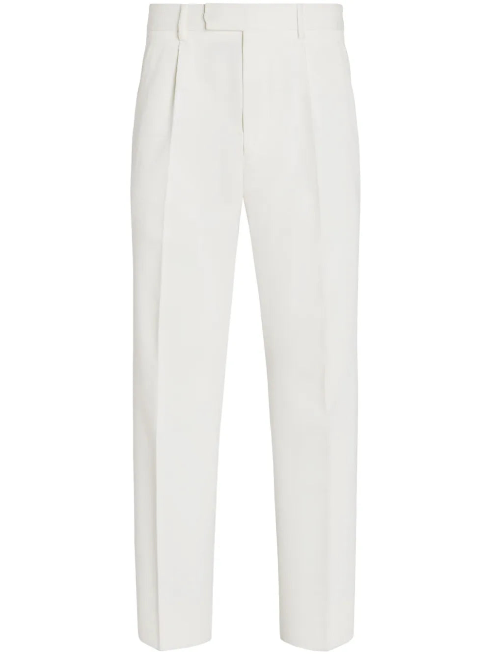 Zegna Pleated Trousers White