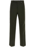 Burberry Wool Tailored Trousers Olive
