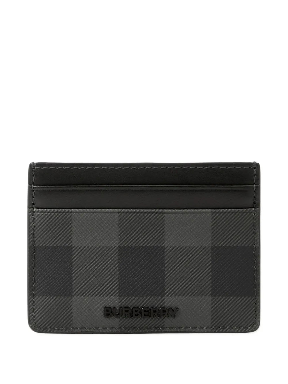 Burberry Check Cardholder Grey