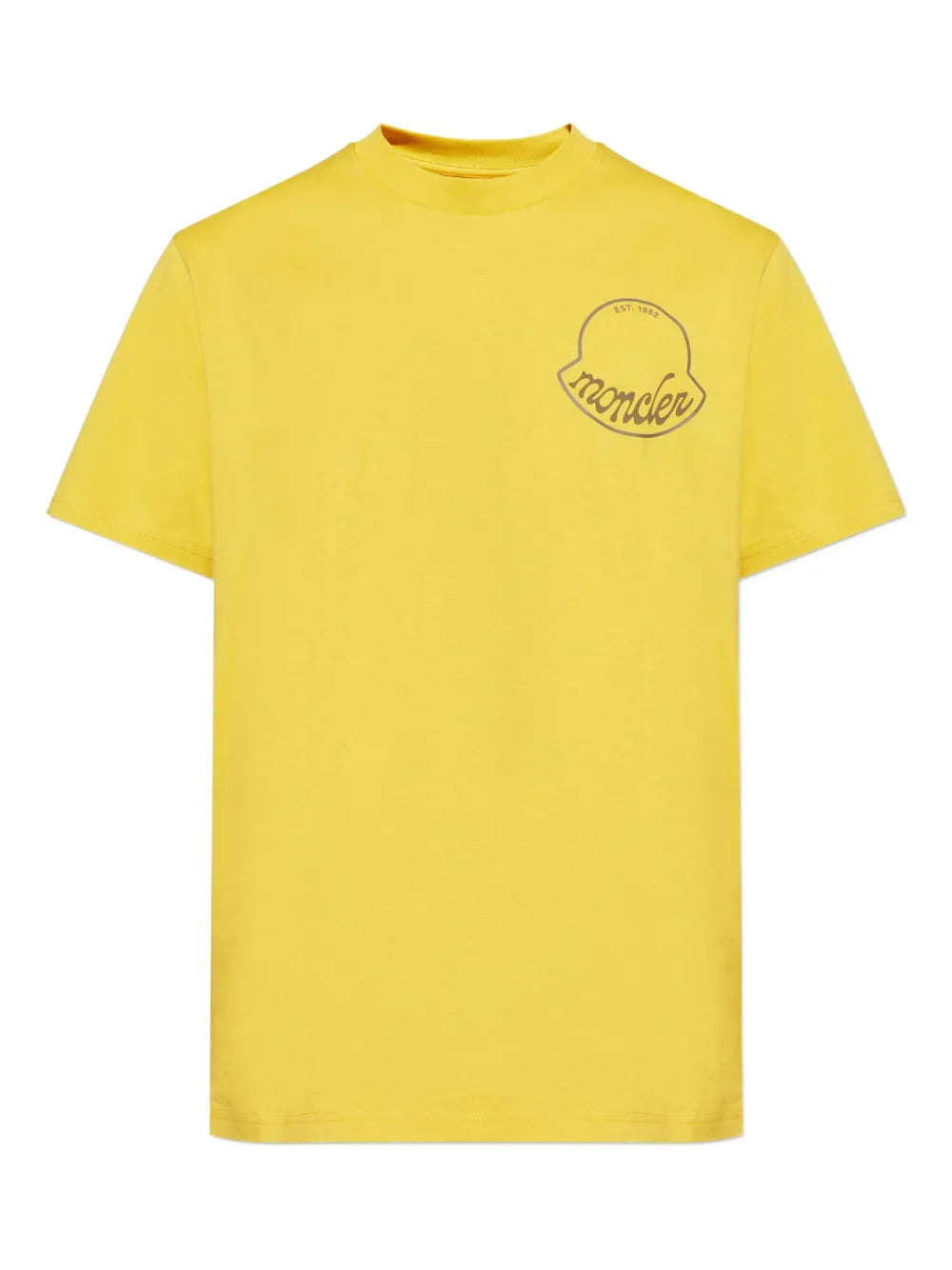 Moncler Logo-print T-Shirt Yellow