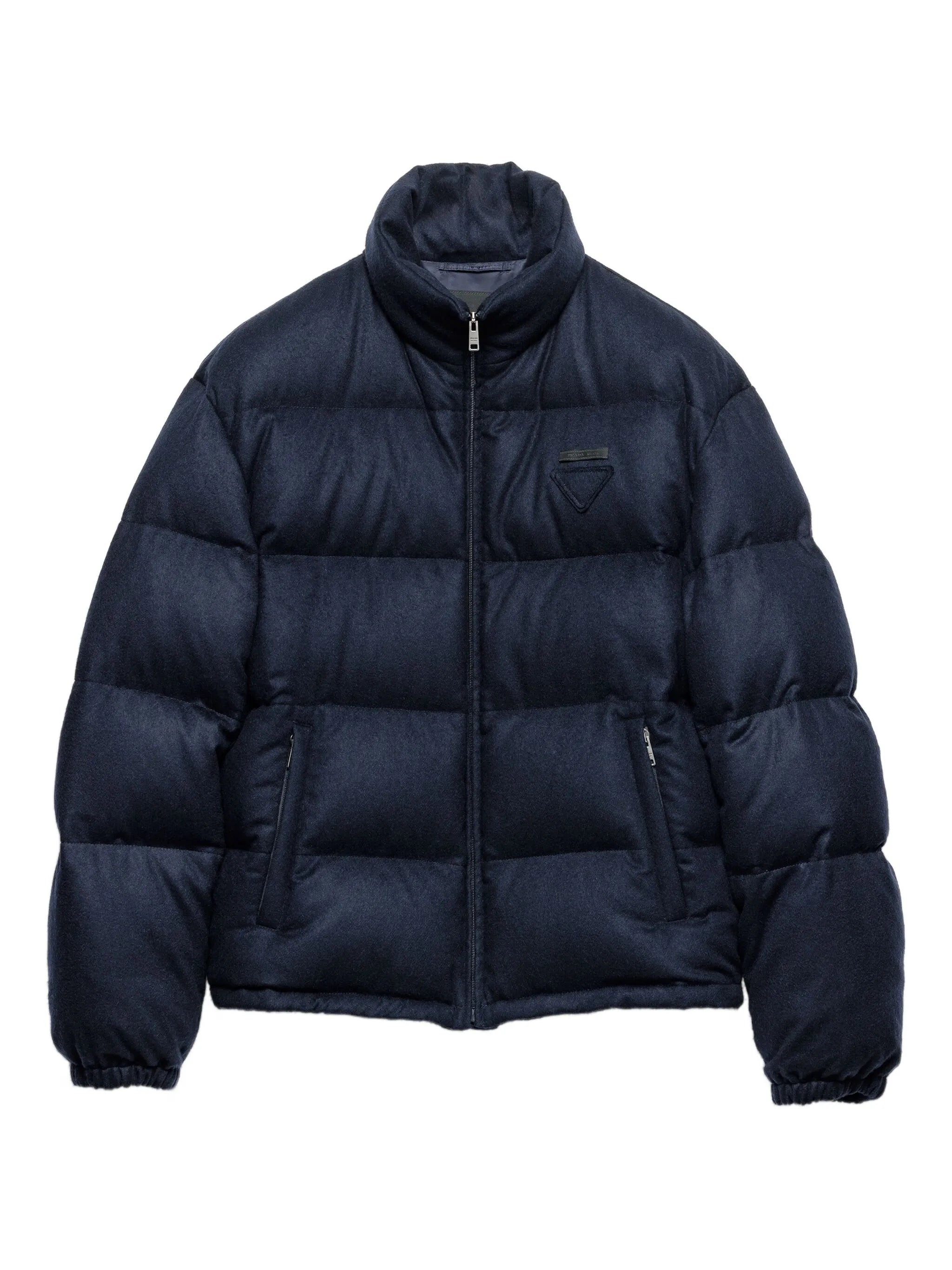 Prada Cashmere Down Jacket Blue