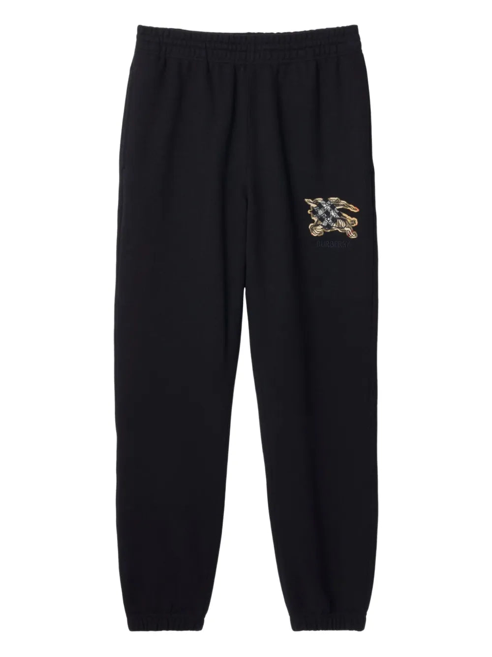 Burberry Check Trousers Black