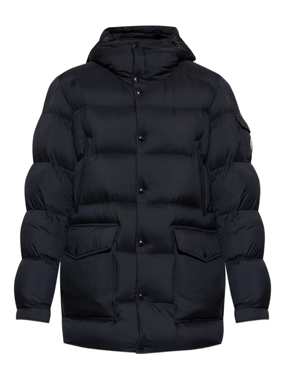 Moncler Bretagne Hooded Jacket Blue