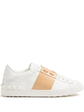 Valentino Garavani Open Leather Sneaker White/Sand