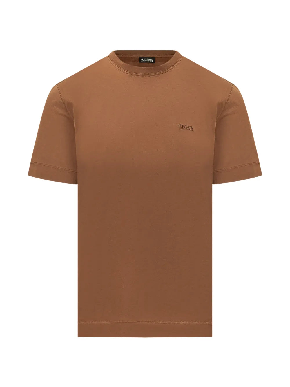 Zegna Crewneck T-Shirt Brown