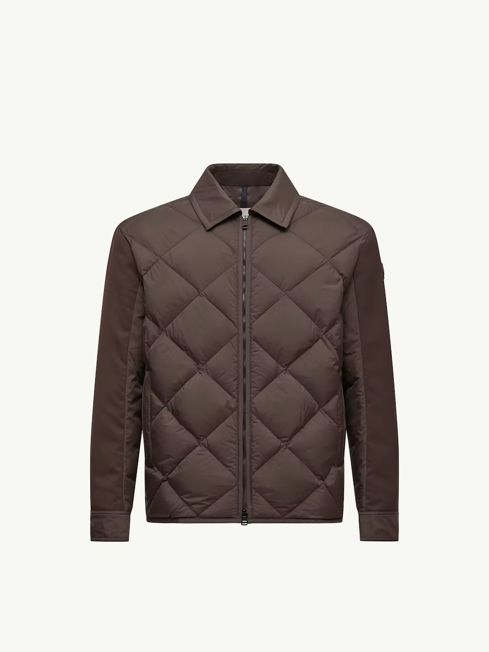 Moncler Aiguille Diamon Quilted Down Jacket Brown