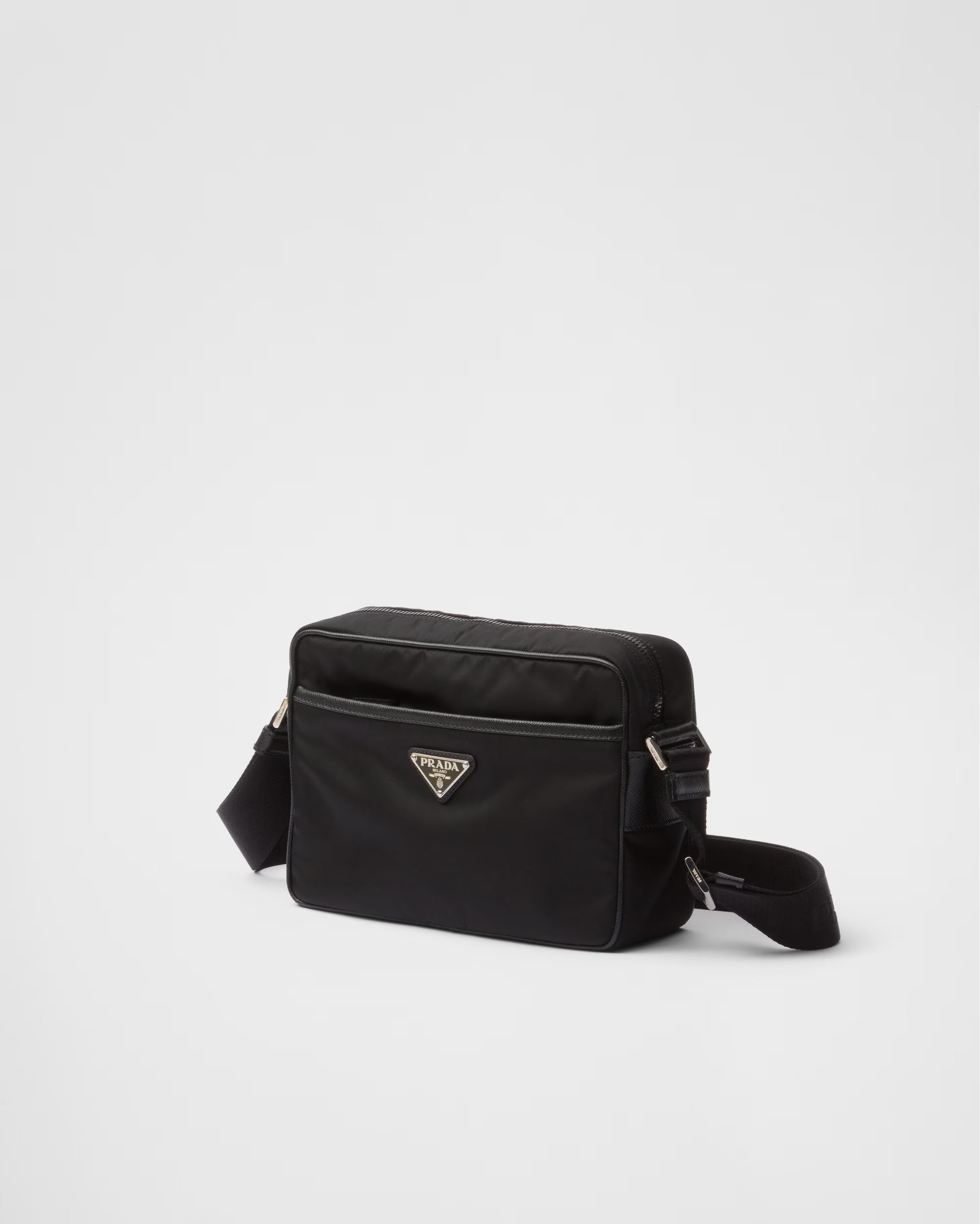 Prada Black Re-Nylon Saffiano Shoulder Bag