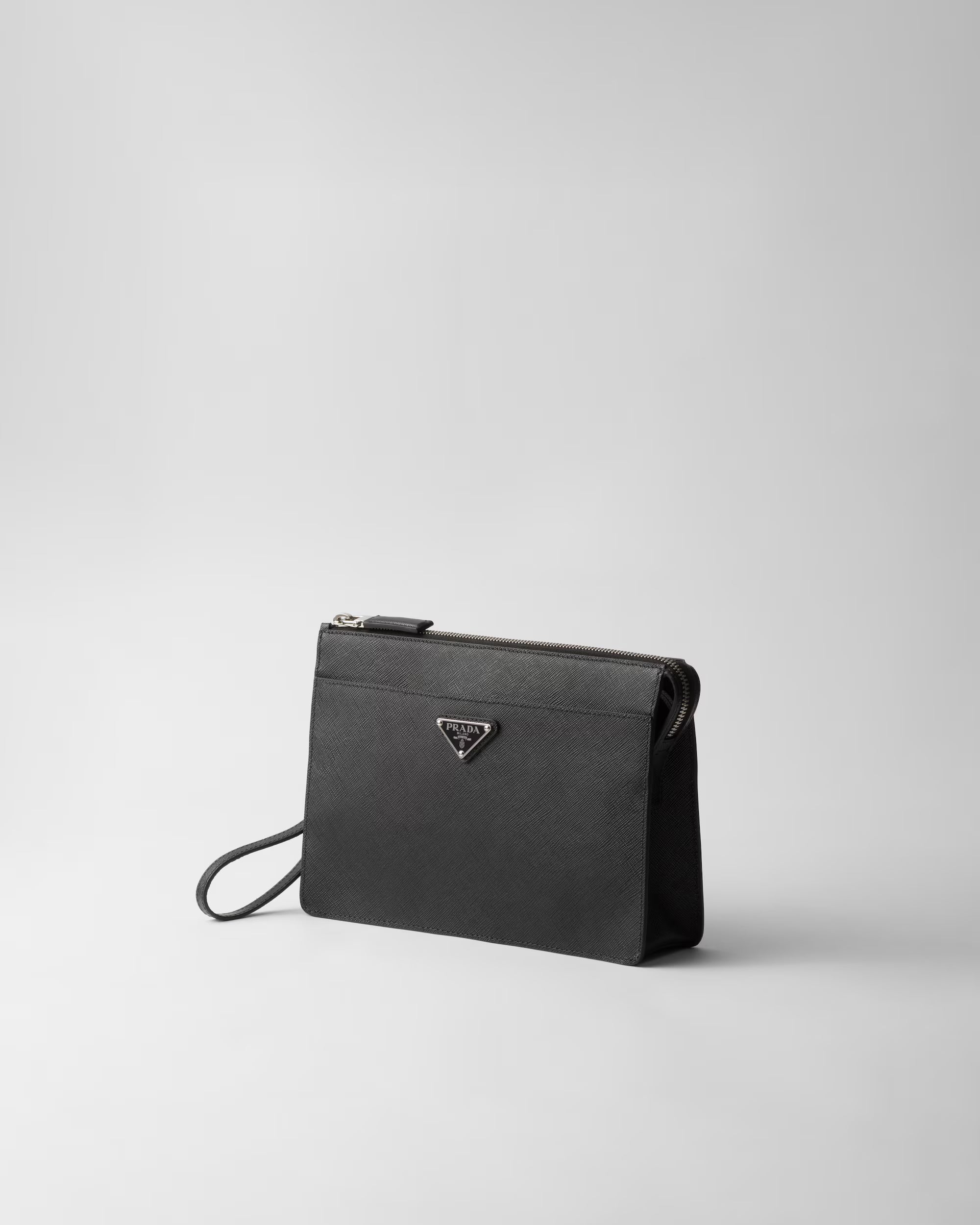 Prada Saffiano Pouch Black
