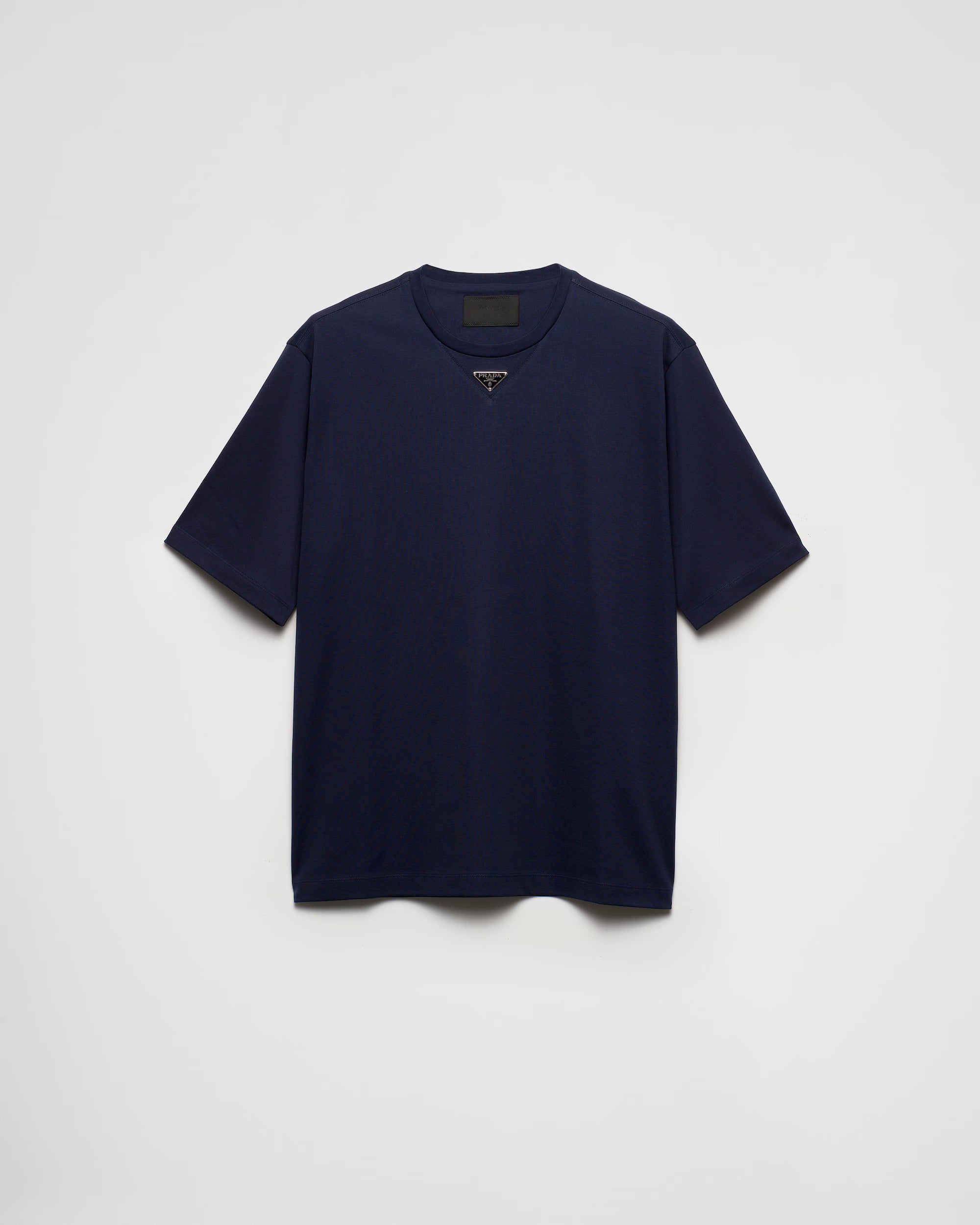 Prada Cotton T Shirt Navy