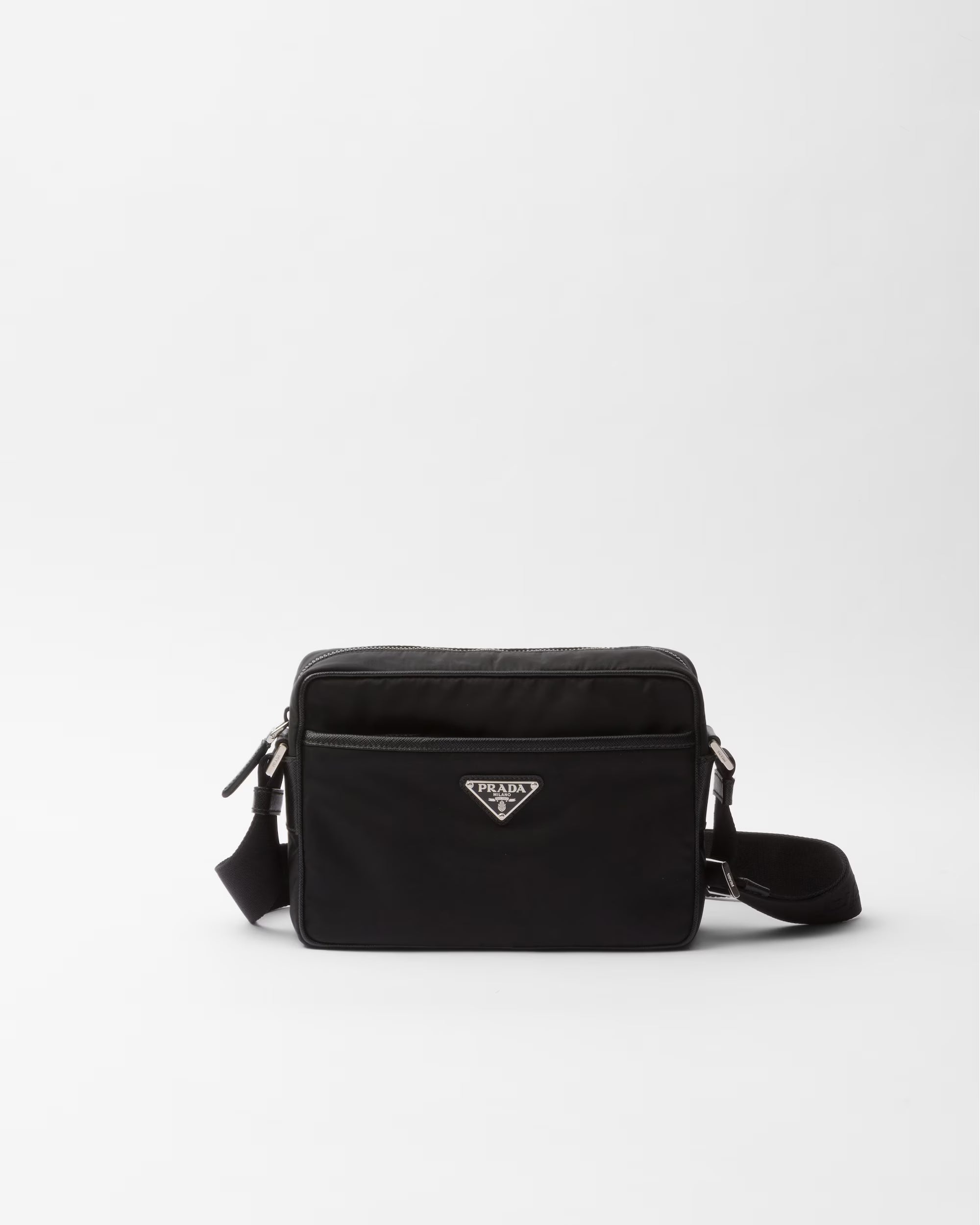 Prada Black Re-Nylon Saffiano Shoulder Bag