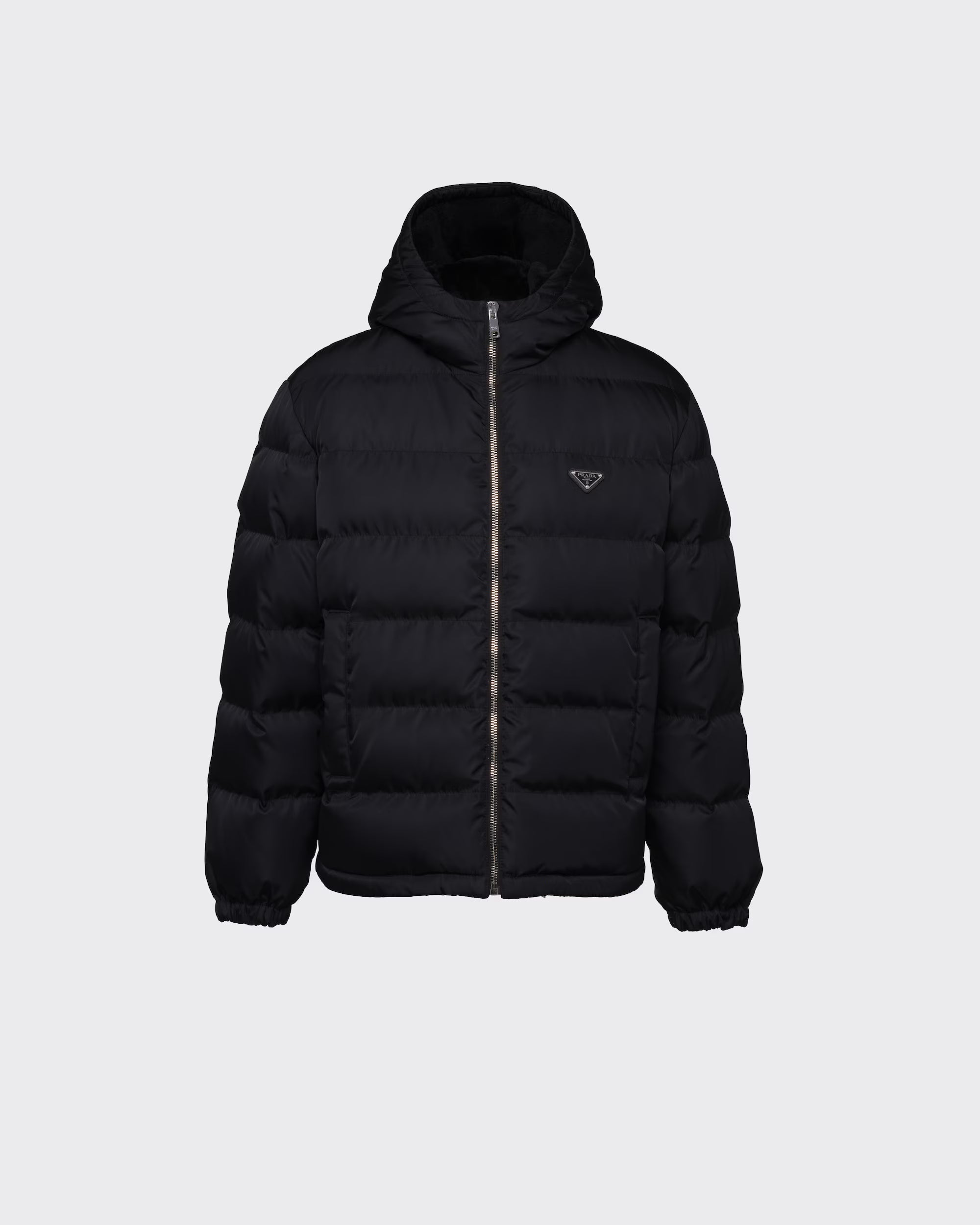 Prada Cropped Re-Nylon Down Jacket