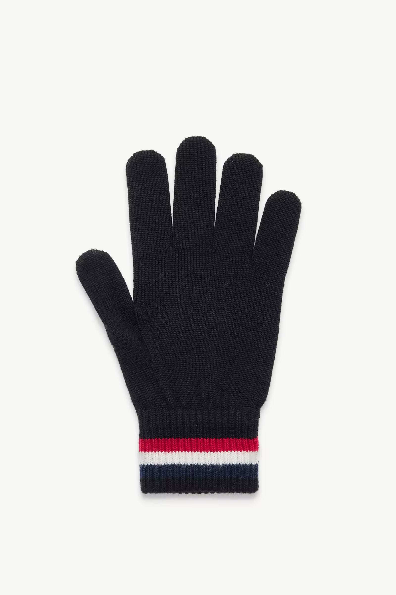 Moncler Tricolour Wool Gloves