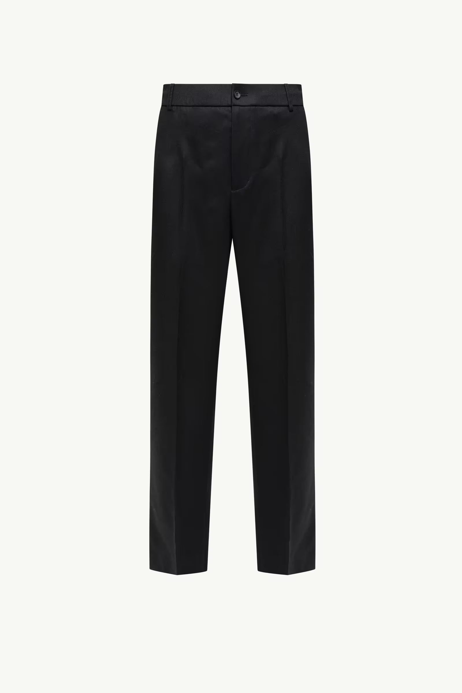 Moncler Wool Flannel Trousers Black