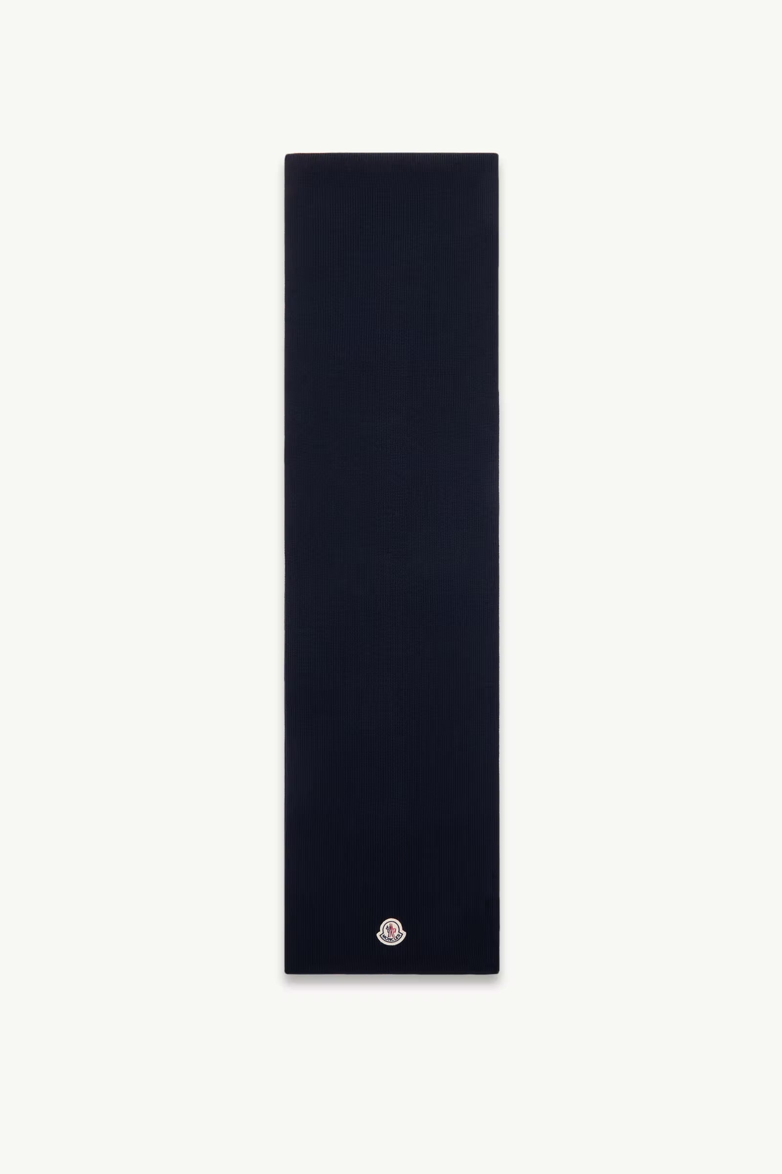 Moncler Wool Scarf Blue